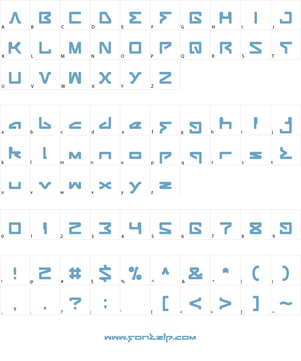 ANDROID ROBOT Font Character